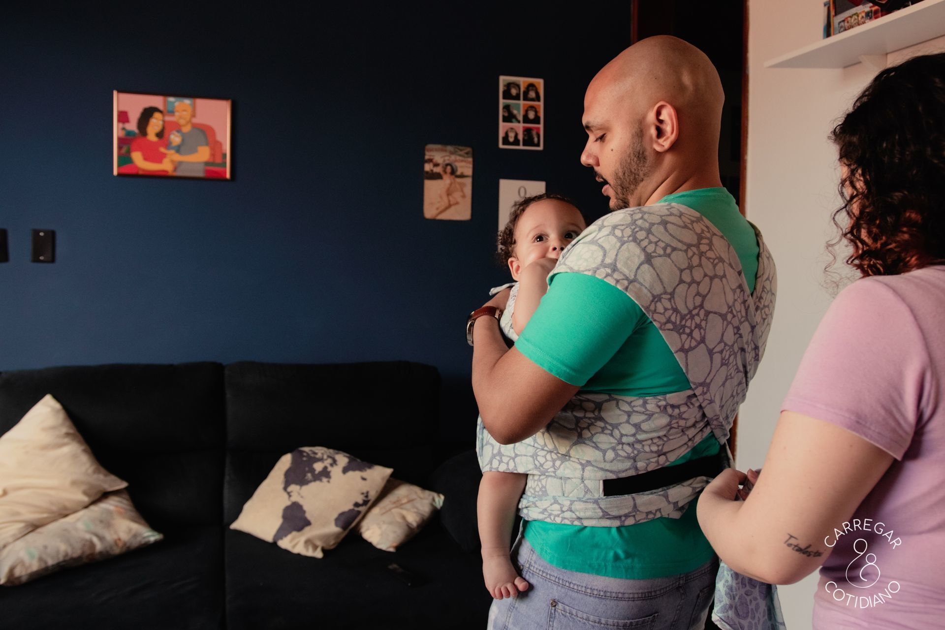 Foto Carregar Cotidiano - O babywearing no dia-a-dia Foto Carregar Cotidiano - O babywearing no dia-a-dia - Imagem 11