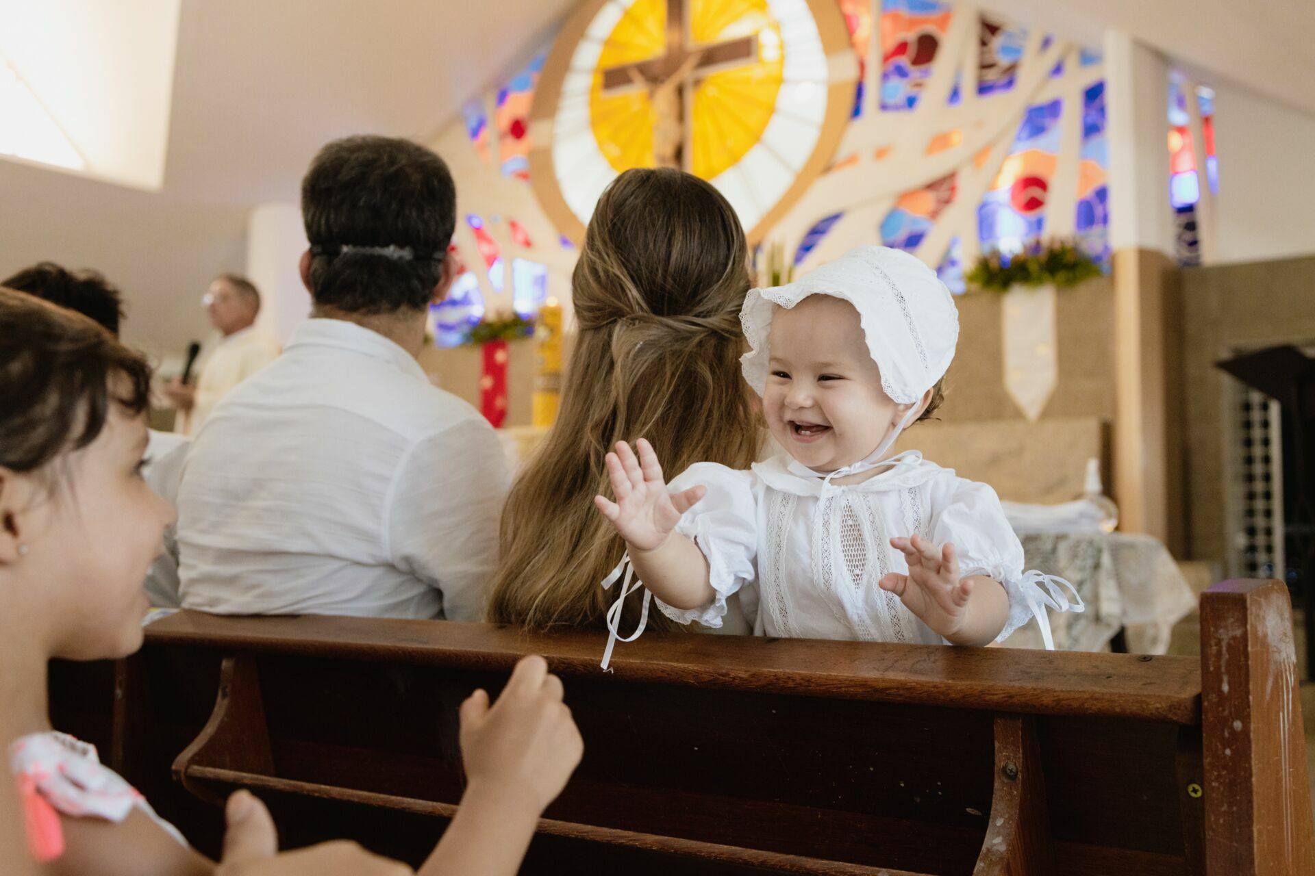 Foto Batizado de Clara e Júlia - Igreja Nossa Senhora de Fátima de Boa Viagem Foto Batizado de Clara e Júlia - Igreja Nossa Senhora de Fátima de Boa Viagem - Imagem 17