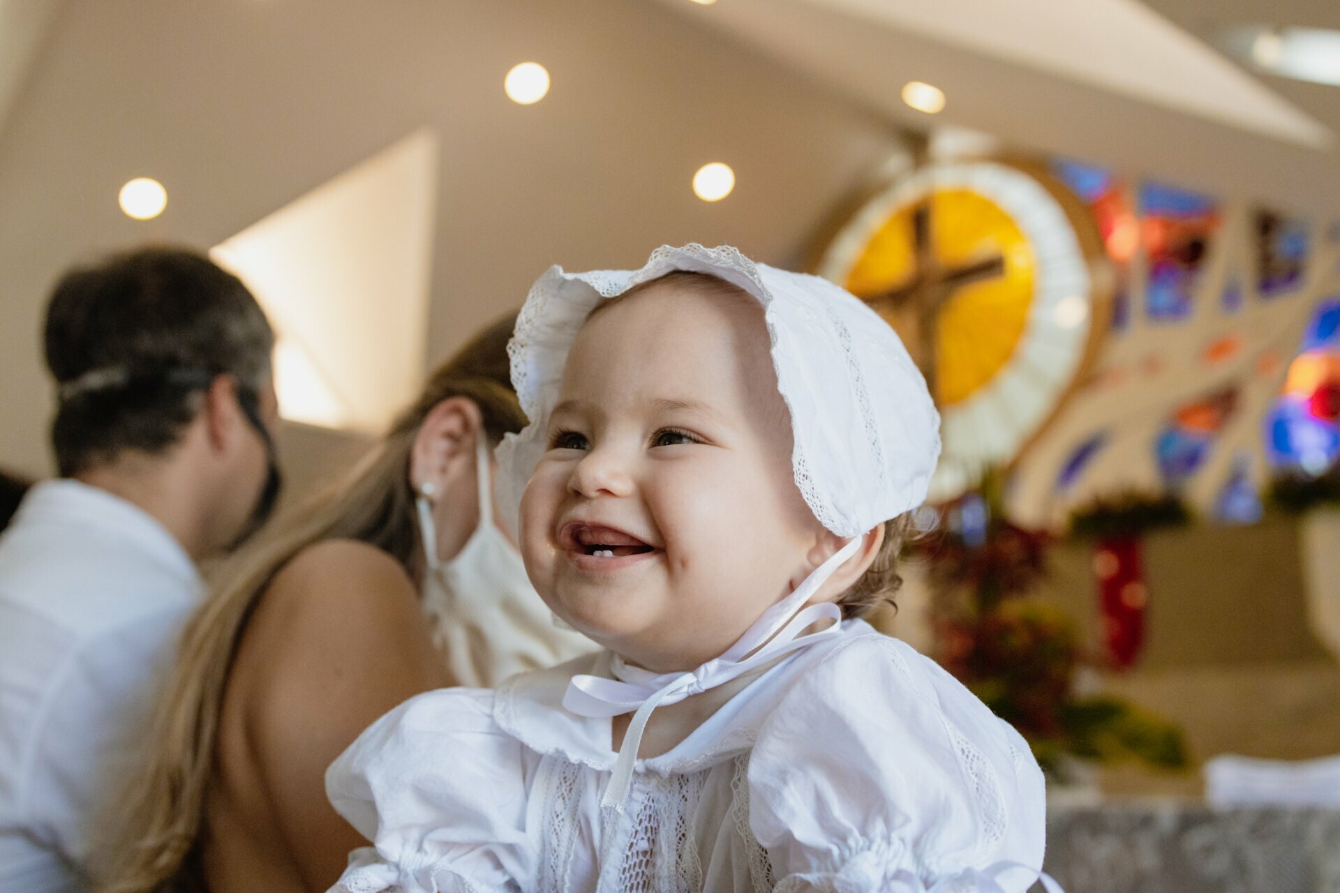 Batizado na Igreja Nossa Senhora de Fátima de Boa Viagem - Clara e Júlia